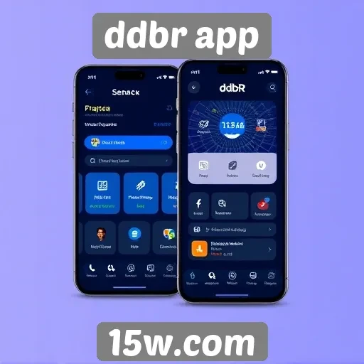 Interface intuitiva do ddbr app melhora experiência do usuário